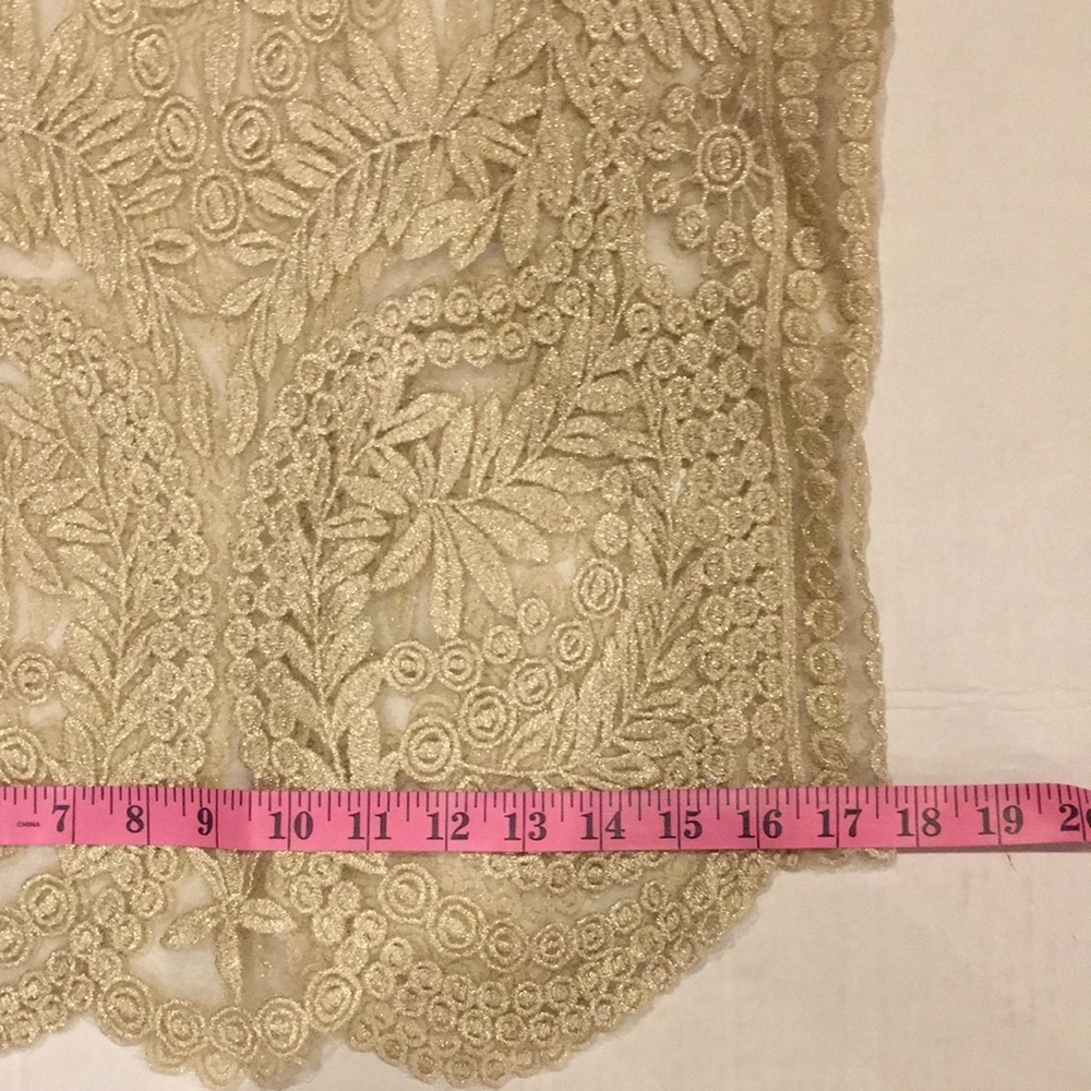 BANANA  L  Sleeveless Shear Gold Cami Top NEW WITH BRAND TAG. 100% Cotton - Picture 8 of 16
